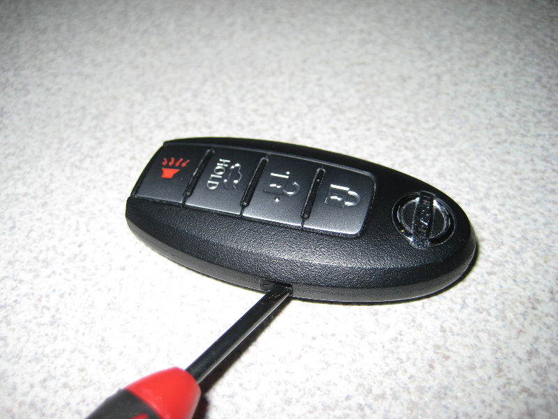 Replace battery nissan rogue key fob