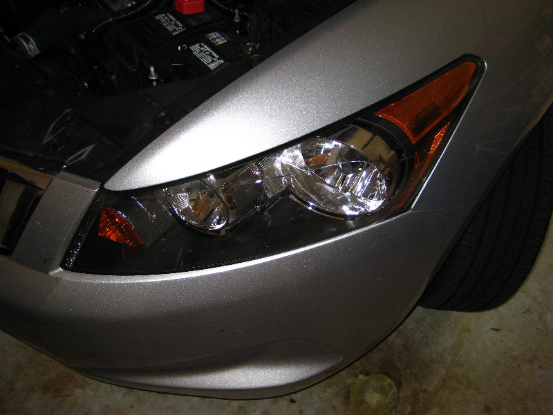 Replacing bulb in headlight honda accord #1