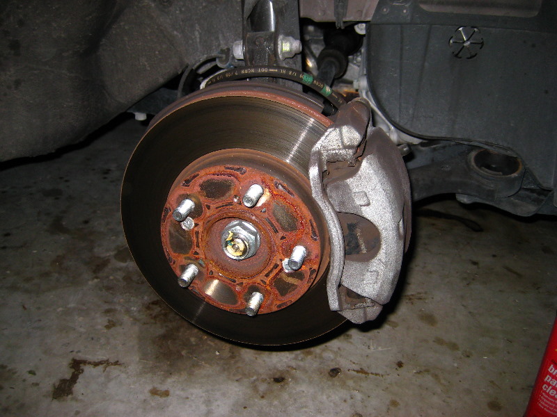 Honda civic front brake pad replacement