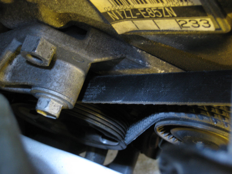 replacing a serpentine belt on a toyota corolla #3