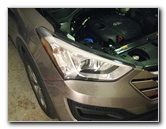 2013-2016 Hyundai Santa Fe Headlight Bulbs Replacement Guide