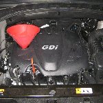 2013-2016 Hyundai Santa Fe 2.4L I4 Engine Oil Change Guide
