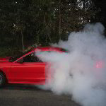 Ford Mustang Cobra Line Lock Burnout Pictures